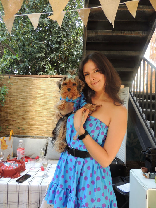 Puppy Blue Dots
