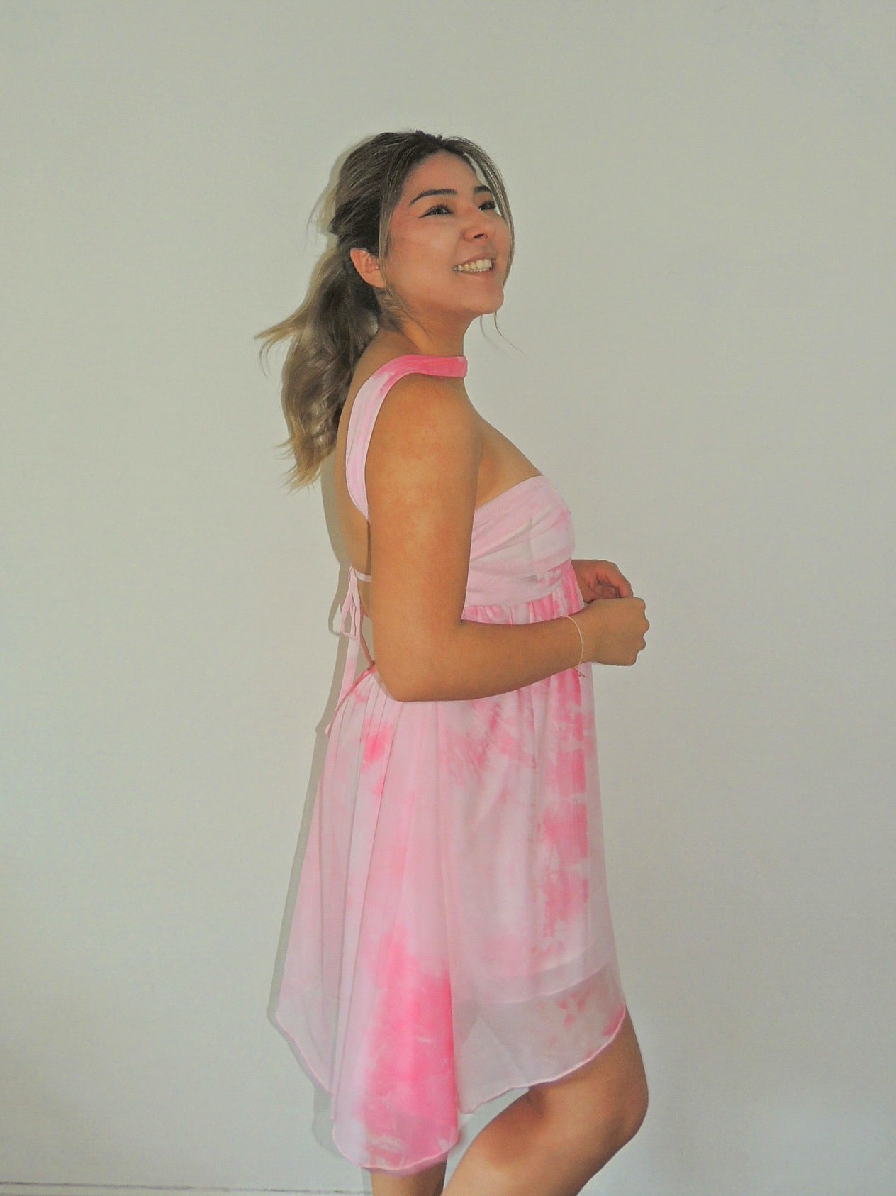 Vestido pink blossom