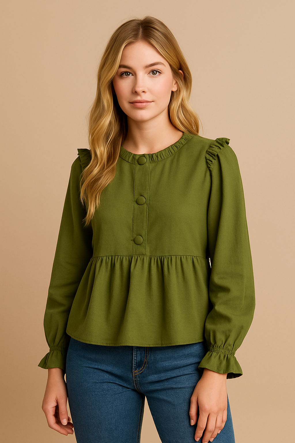 Camisa Olive Vibes